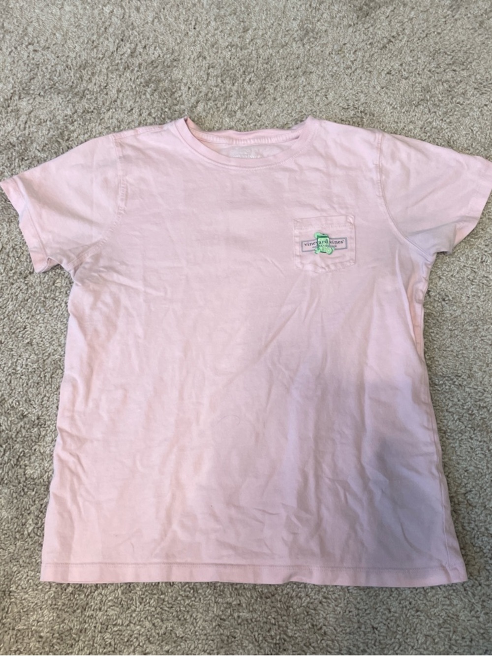 Vineyard Vines Light Pink Pocket Tee